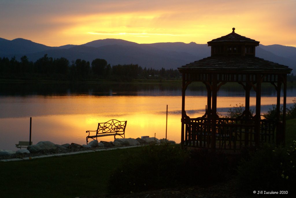 Sunset: Lake Guinevere Skookum Resort 