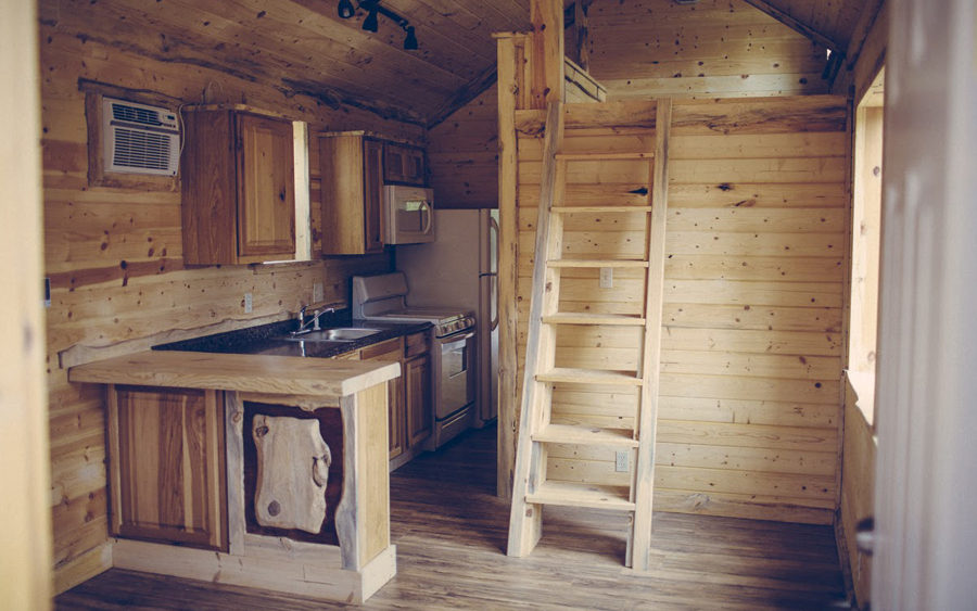 Rustic Kitchen PortableCedarCabin2